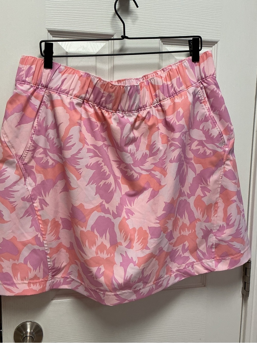 Columbia SZ XXL Bogota Bay Tropical Print Skort Salmon Rose Athletic Skort